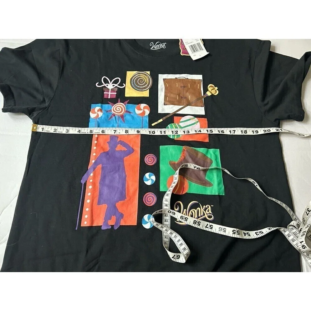 Wonka Black T-shirt NWT size Large